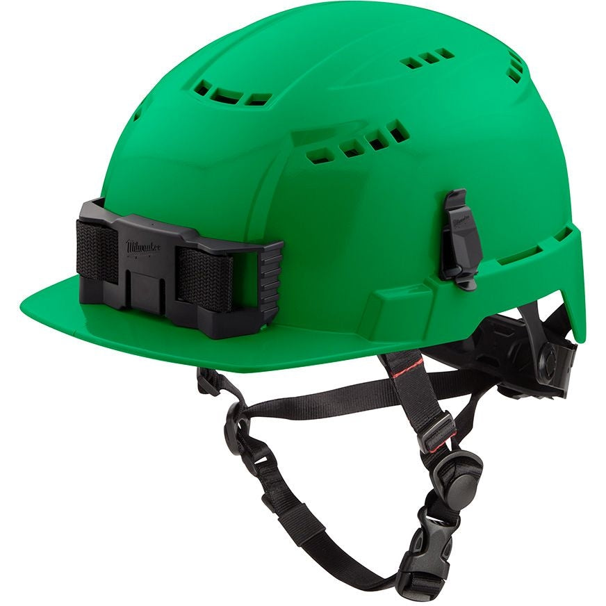 Milwaukee 48-73-1326 Green Front Brim Vented Safety Helmet - Type 2, Class C