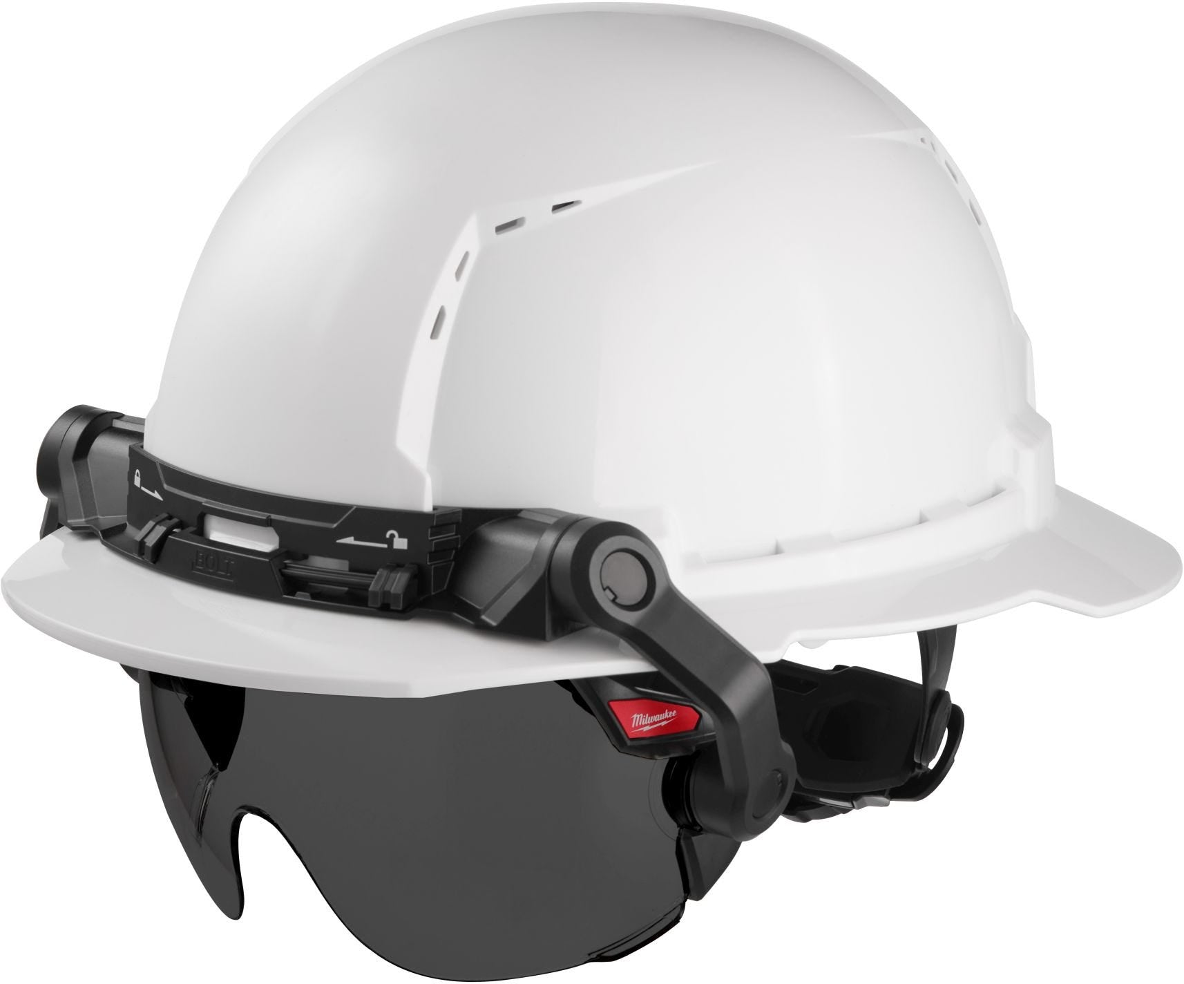 Milwaukee 48-73-1415 BOLT Eye Visor - Tinted Dual Coat Lens (Compatible with Milwaukee Safety Helmets & Hard Hats)