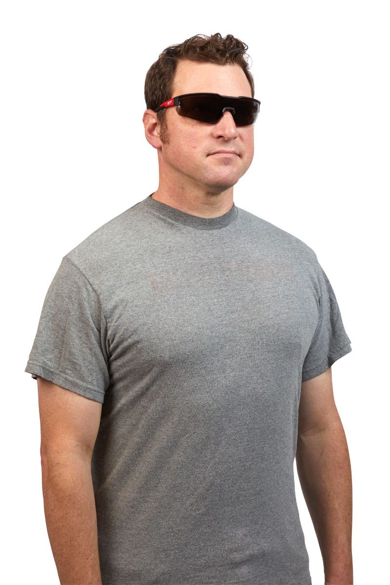 Milwaukee 48-73-2054 Safety Glasses with Tinted Anti-Scratch Lenses, 3-Pack