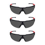 Milwaukee 48-73-2054 Safety Glasses with Tinted Anti-Scratch Lenses, 3-Pack