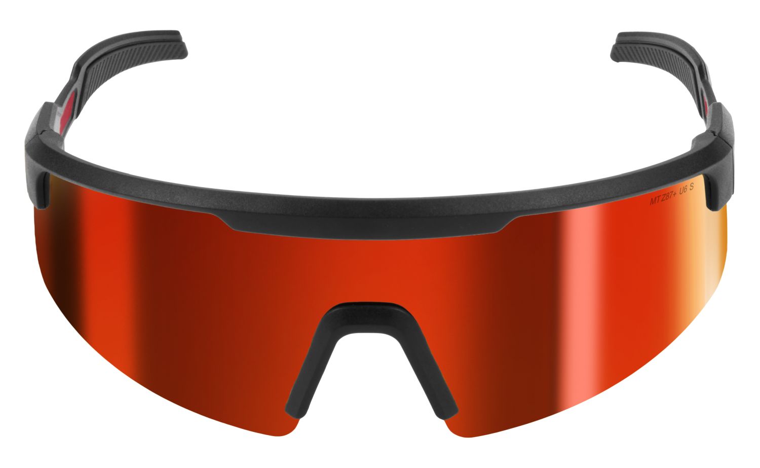 Milwaukee 48-73-2506 Wrap Around Red Mirrored Safety Glasses w