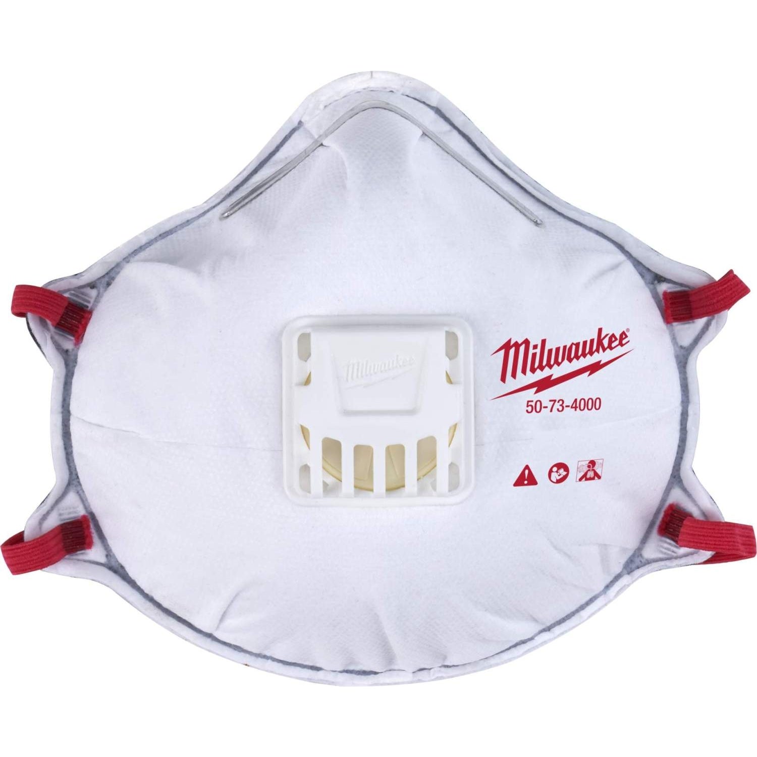 Milwaukee 48-73-4001 N95 Valved Respirator with Gasket, 1-Pack