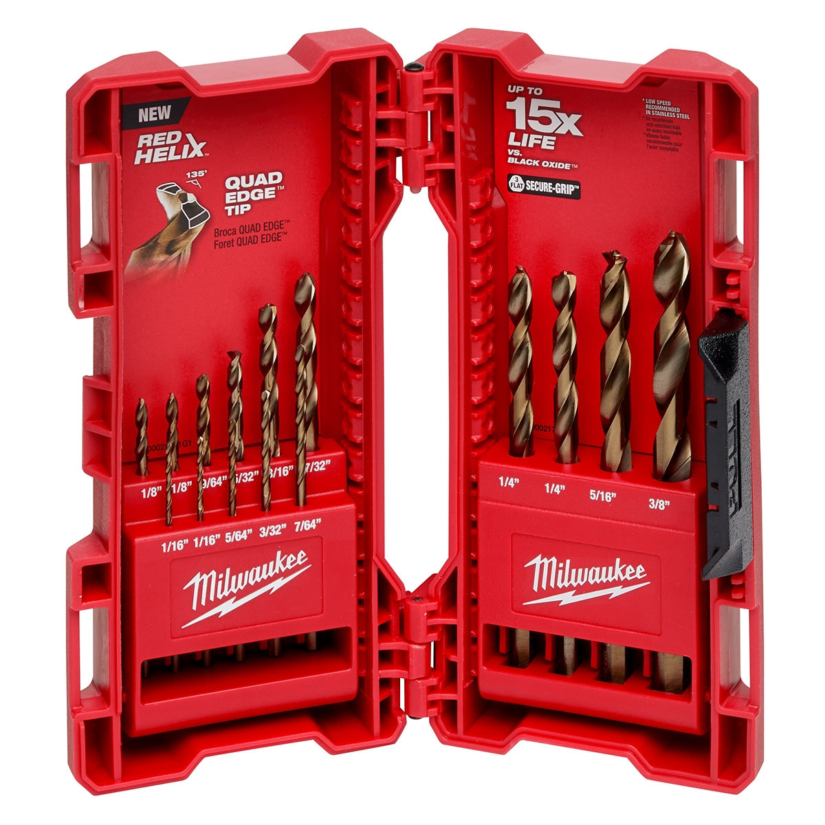 Milwaukee 48-89-2331 15-Piece Cobalt Red Helix Kit – Tool Nut