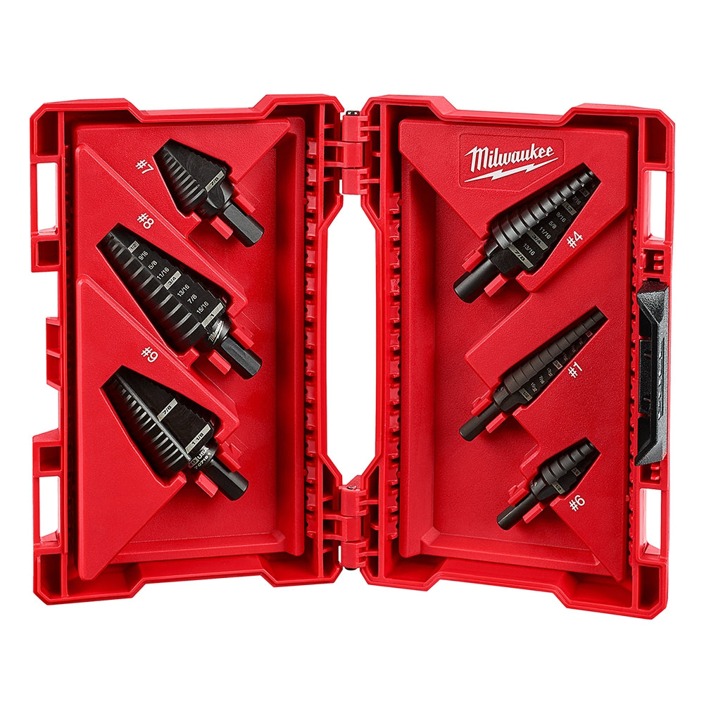 Milwaukee 48-89-9224 6-Piece Step Drill Bit Set – Tool Nut