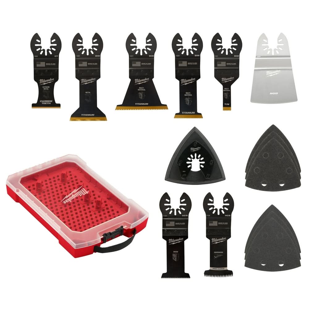 Milwaukee 49-10-9114 Universal Fit OPEN-LOK 15-Piece Oscillating