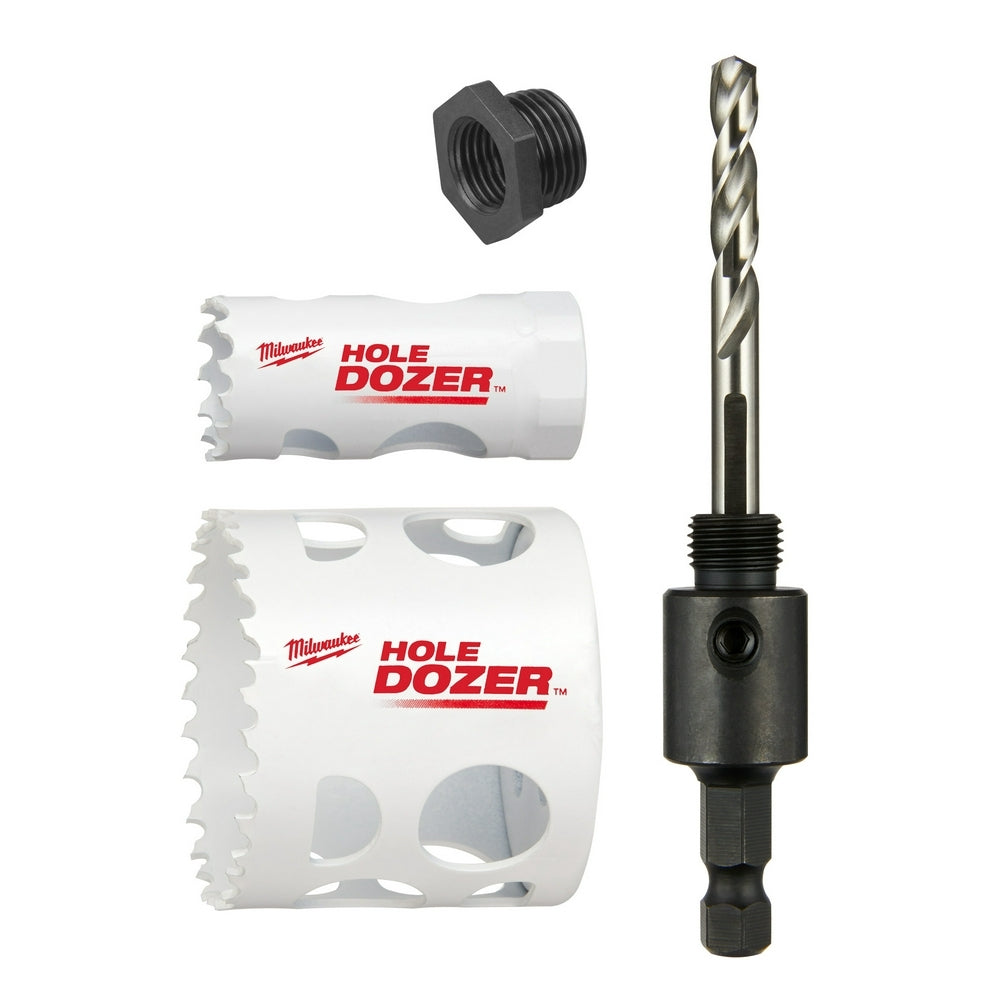 Milwaukee 49-22-4063 HOLE DOZER Door Lock Hole Saw Kit – Tool Nut