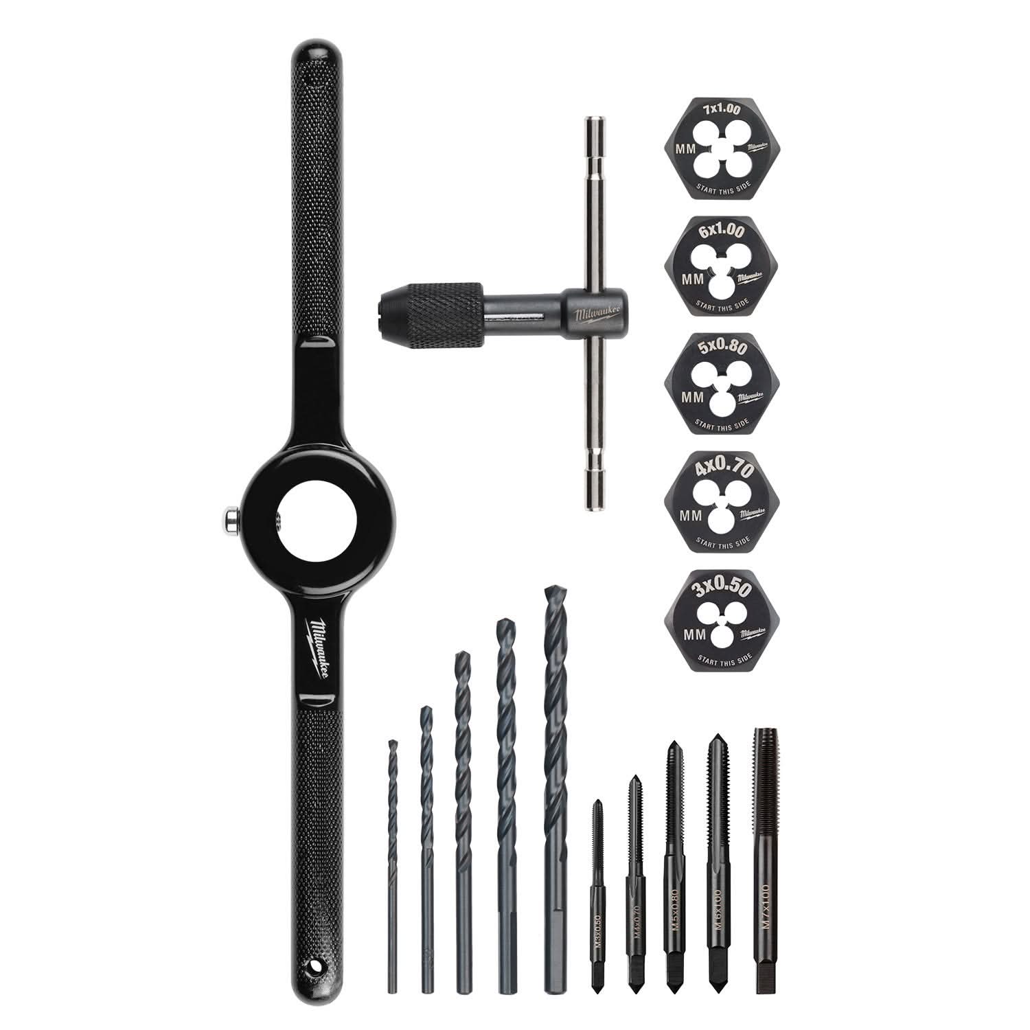 Milwaukee 49-22-5601 17PC Metric Tap and Die Set – Tool Nut