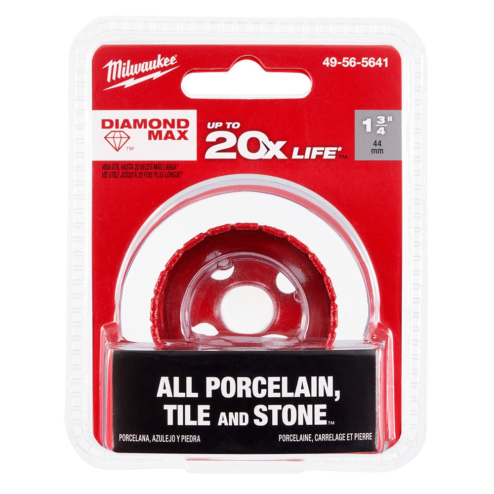 Milwaukee 49-56-5641 Milwaukee 1-3/4" Diamond Max Hole Saw