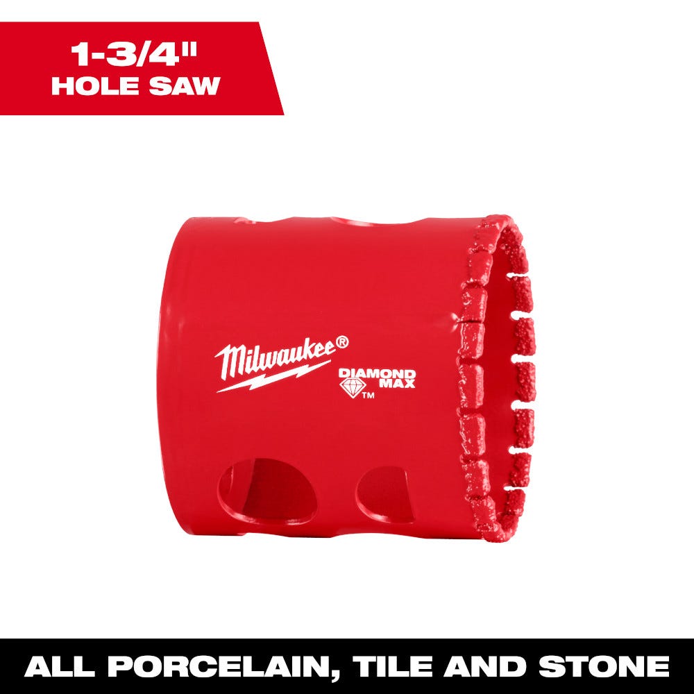 Milwaukee 49-56-5641 Milwaukee 1-3/4" Diamond Max Hole Saw