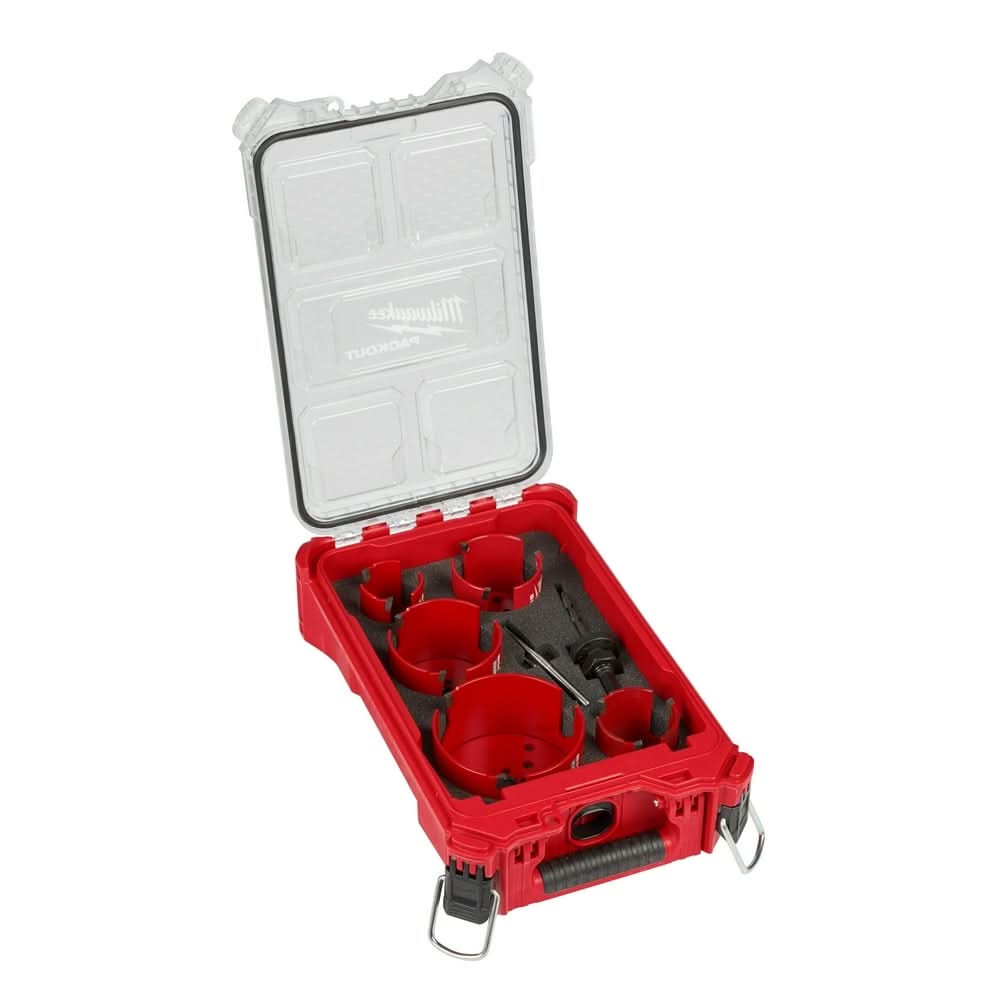 Milwaukee 49-56-9295 BIG HAWG 9-Piece Carbide Hole Saw Set PACKOUT