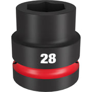 Milwaukee 49-66-6593 SHOCKWAVE Impact Duty 1-Inch Drive 28MM Standard 6 Point Socket