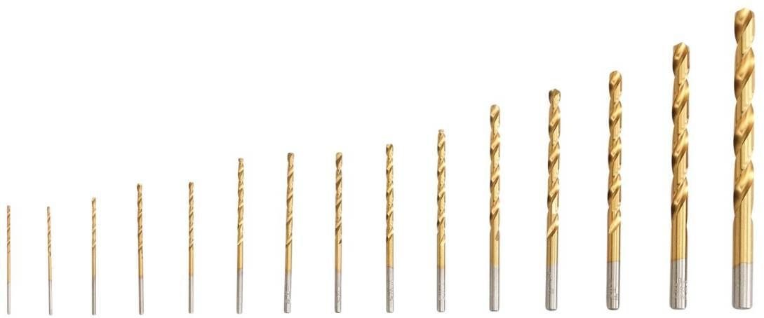 Irwin 4935607 Titanium Nitride Coating Metal Drilling 15 Piece Set
