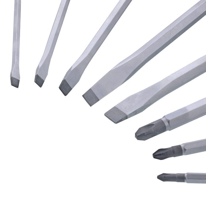 Wiha 53390 5-Piece MicroFinish Xheavy Duty Slotted and Phillips Screwdriver Set