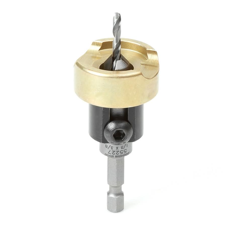 Fresa Amana Tool SC557 Per Linguetta E Scanalatura – Punta In Metallo Duro Da 3-1/4″ Per Porte E Mobili