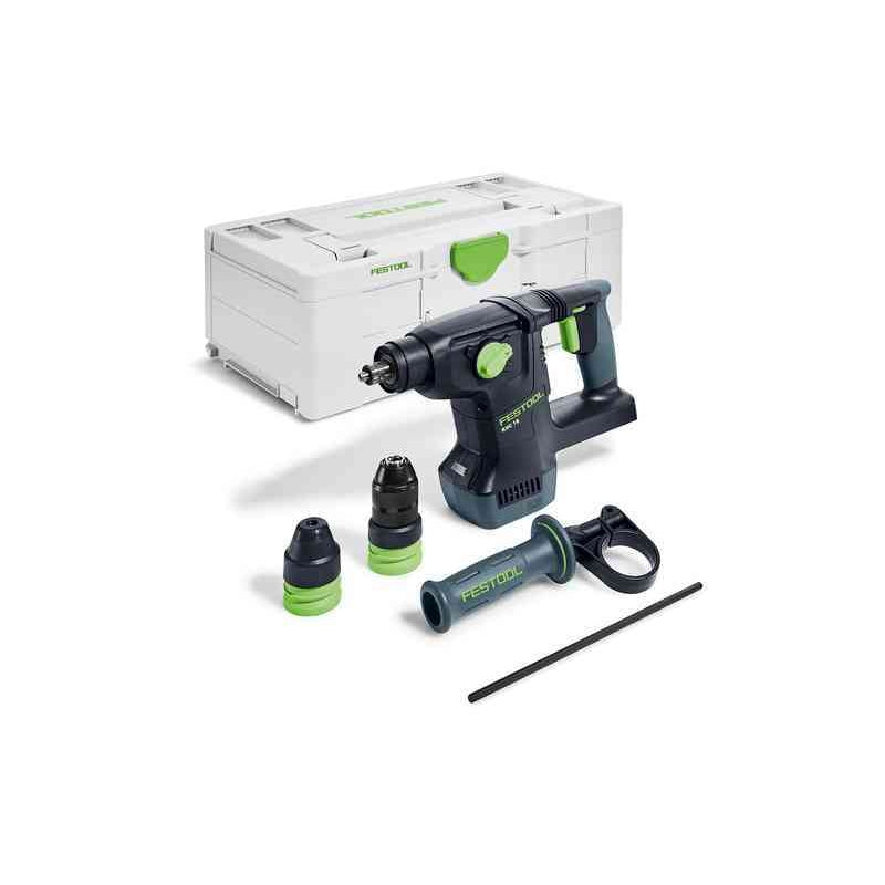 Festool 577450 KHC 18 EB-Basic Cordless Rotary Hammer w/ SYS3 L 187 Systainer, Tool Only