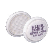Klein Tools 60554 P100 Half-Mask Respirator Replacement Filter (2-Pack)
