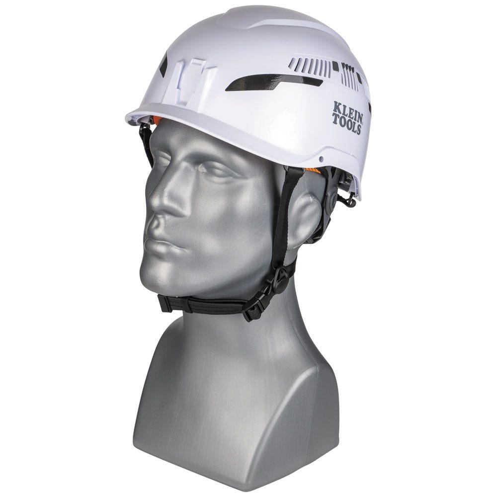 Klein Tools 60565 Safety Helmet, Type-2, Vented Class C, White