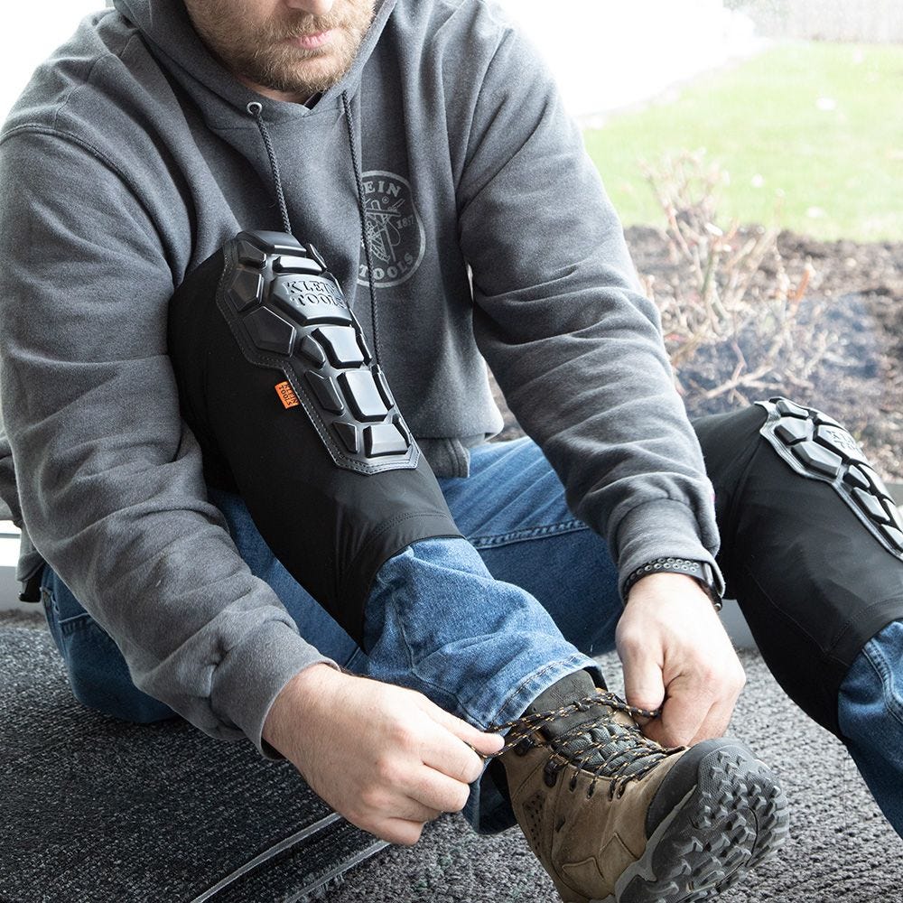 Klein Tools 60615 Heavy Duty Knee Pad Sleeves, S/M