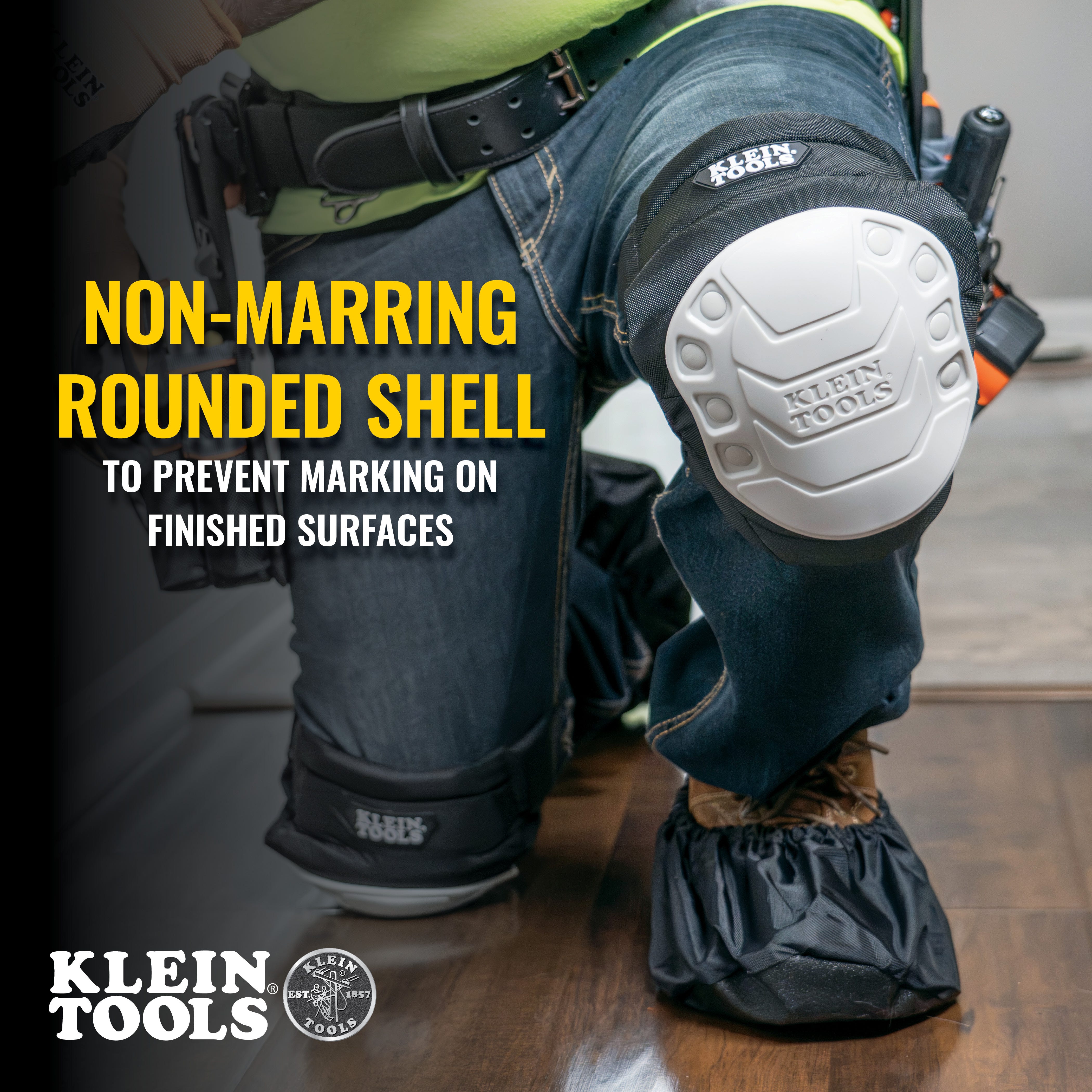 Klein Tools 60846 Non-Marring Semi-Hinged Knee Pad