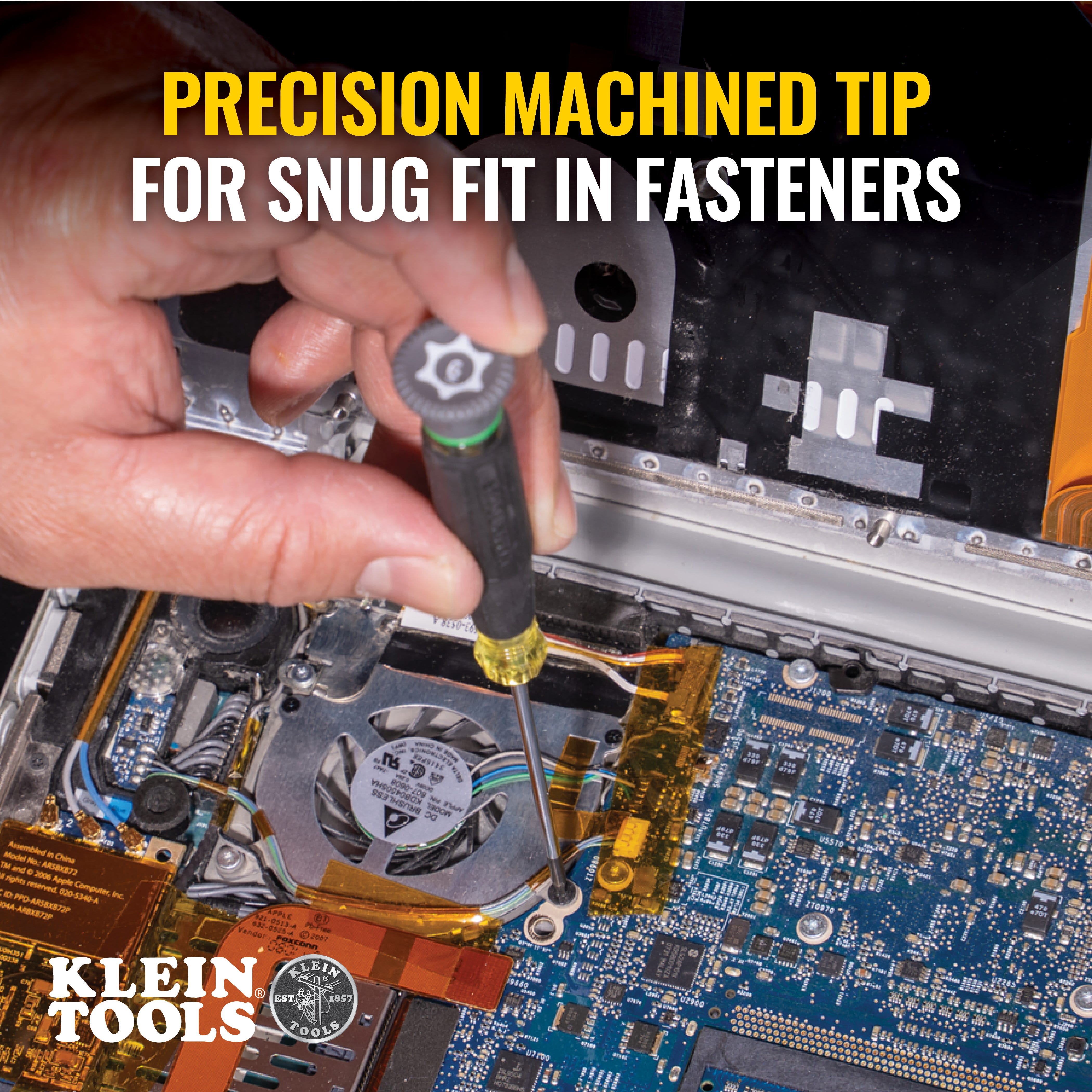 Klein Tools 6333 T15H TORX Precision Screwdriver, 3-Inch Shank