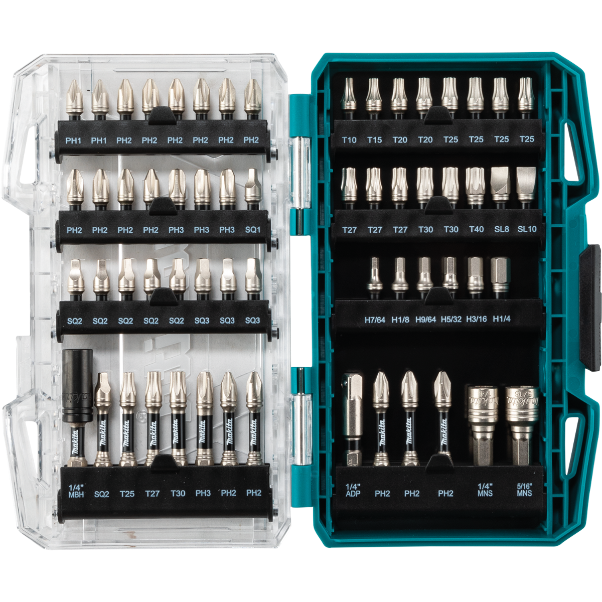 Makita E-01644 Impact XPS 60 Pc. Impact Bit Set – Tool Nut