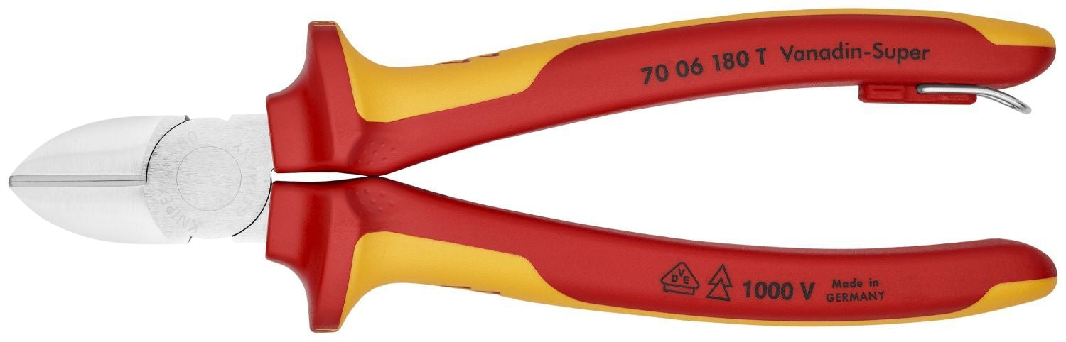 Knipex 70 06 180 Diagonal Cutters-1000V Insulated