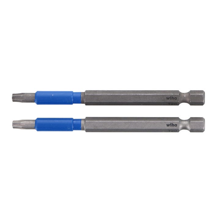 Wiha 70319 TerminatorBlue Impact Bit, Torx T20, 3.5 in. (2-Pack)