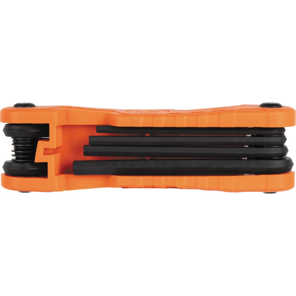 Klein Tools 70550M Pro Folding Hex Key Set, 10-Key, Metric Sizes