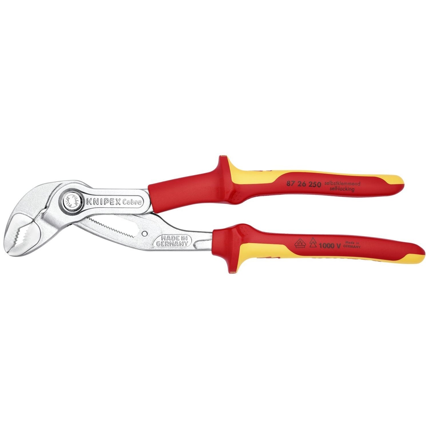 Knipex 87 26 250 Cobra Water Pump Pliers-1000V Insulated