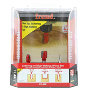 Freud 87-408 3-Piece CNC Lettering & Sign Making Set