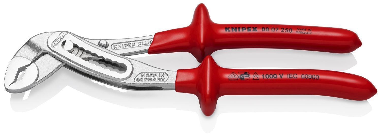 Knipex 88 07 250 Alligator Water Pump Pliers-1000V Insulated