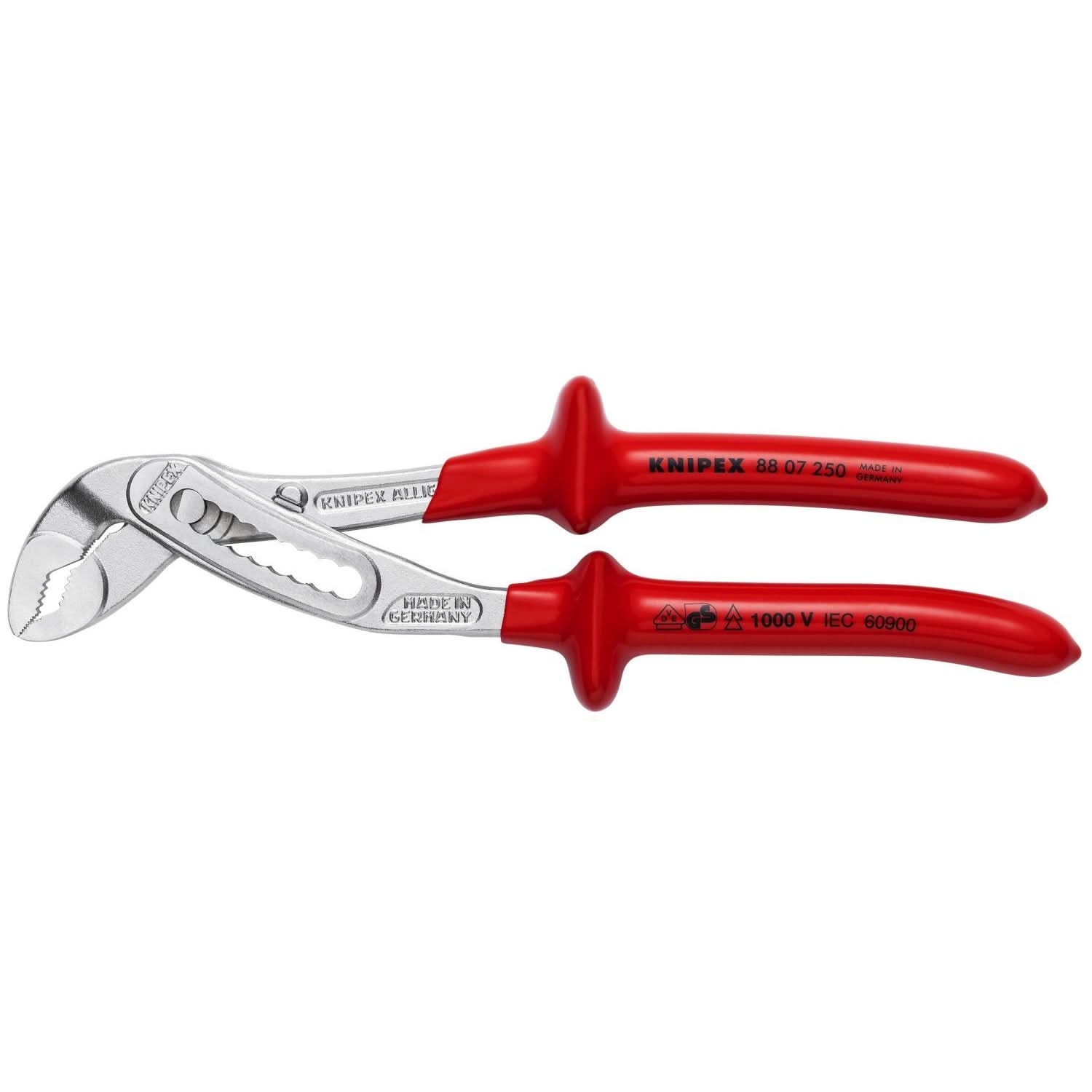 Knipex 88 07 250 Alligator Water Pump Pliers-1000V Insulated