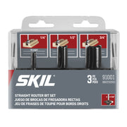 SKIL Carbide Straight Bit Set, 3-Piece