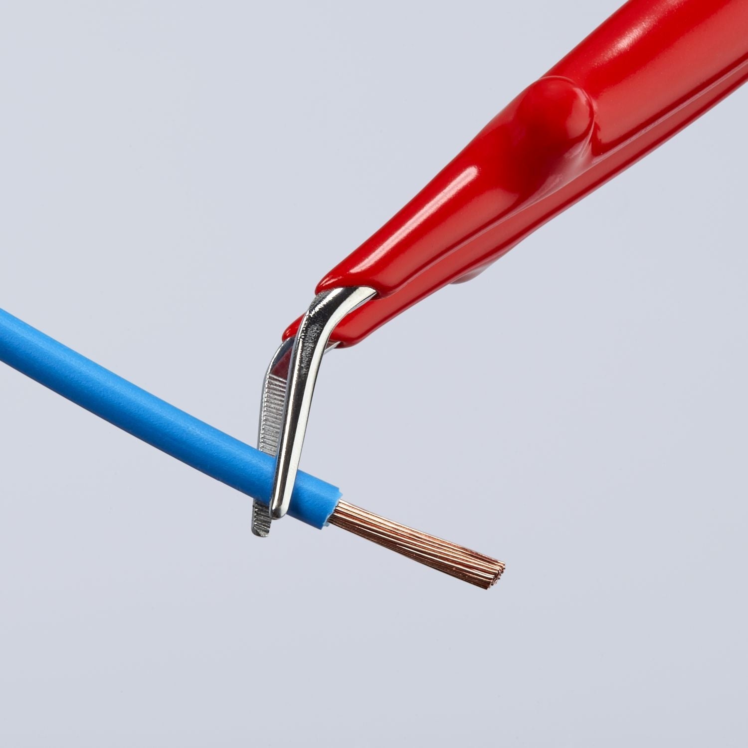 Knipex 92 37 64 Stainless Steel GrippingTweezers-30°Angled-1000V Insulated