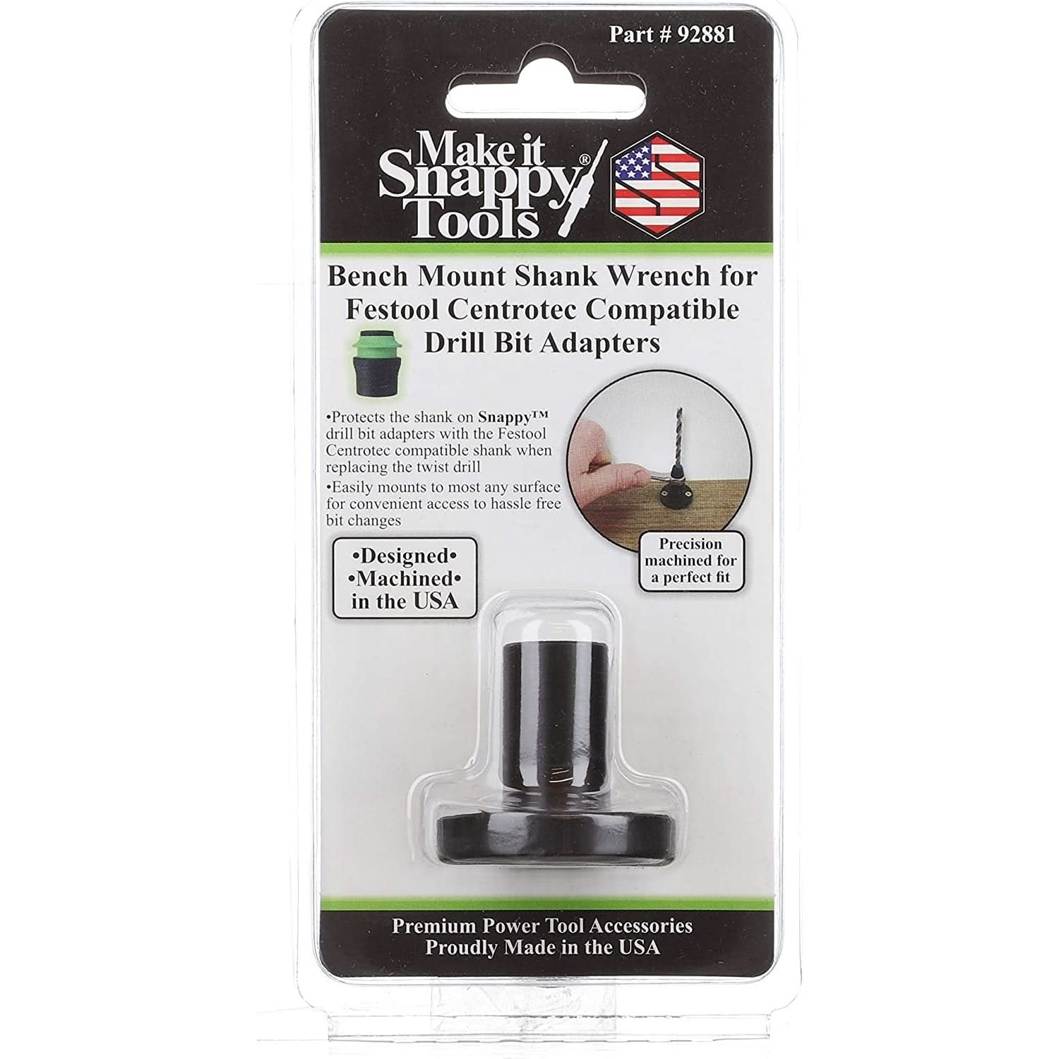 Snappy Tools 92881 Bench Mount Shank Wrench for Festool Centrotec
