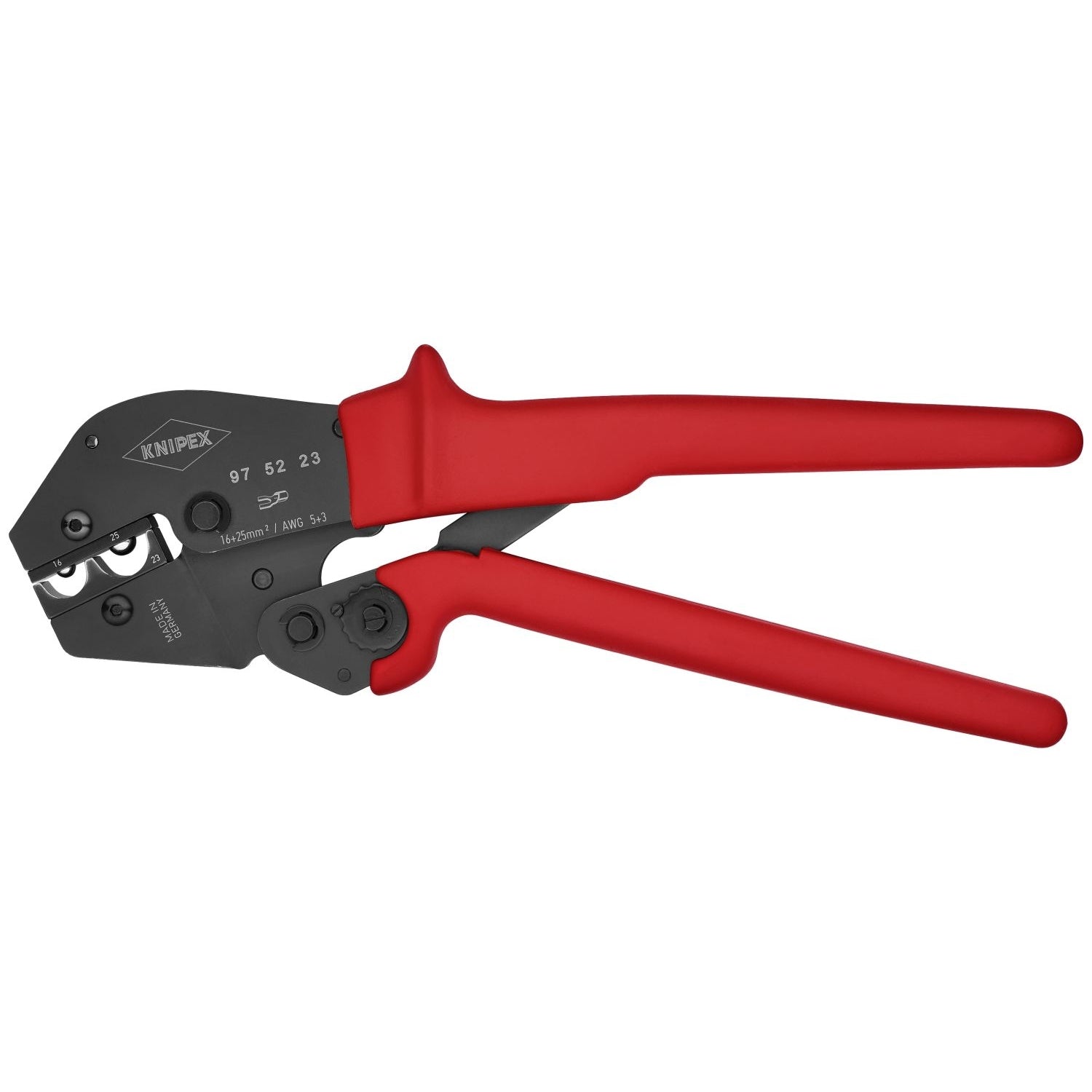 ピノ Knipex 97 52 42 PreciForce Crimping Pliers for MC4/MC4 EO 2, 8 1/2