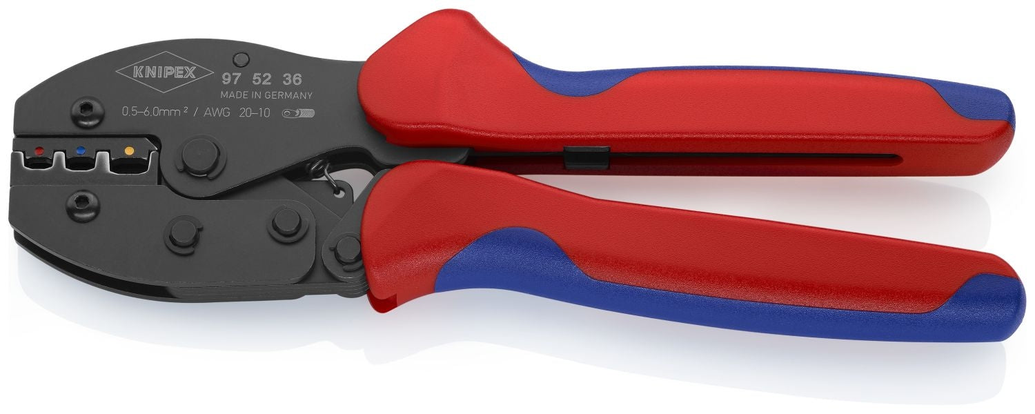 Knipex 97 52 36 Crimping Pliers For Insulated Terminals, Plug Connectors and Butt Connectors