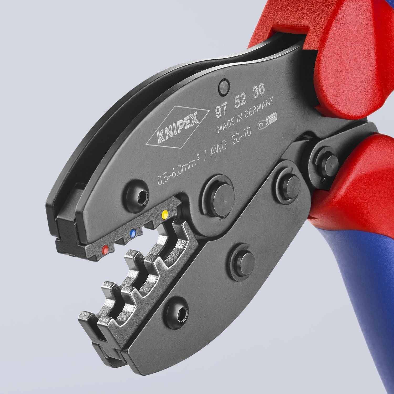 Knipex 97 52 36 Crimping Pliers For Insulated Terminals, Plug Connectors and Butt Connectors