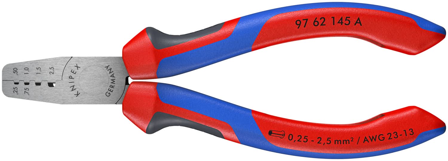 Knipex 97 62 145 A Crimping Pliers for Wire Ferrules – Tool Nut