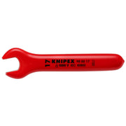 Knipex 98 00 17 Open End Wrench-1000V Insulated 17 mm