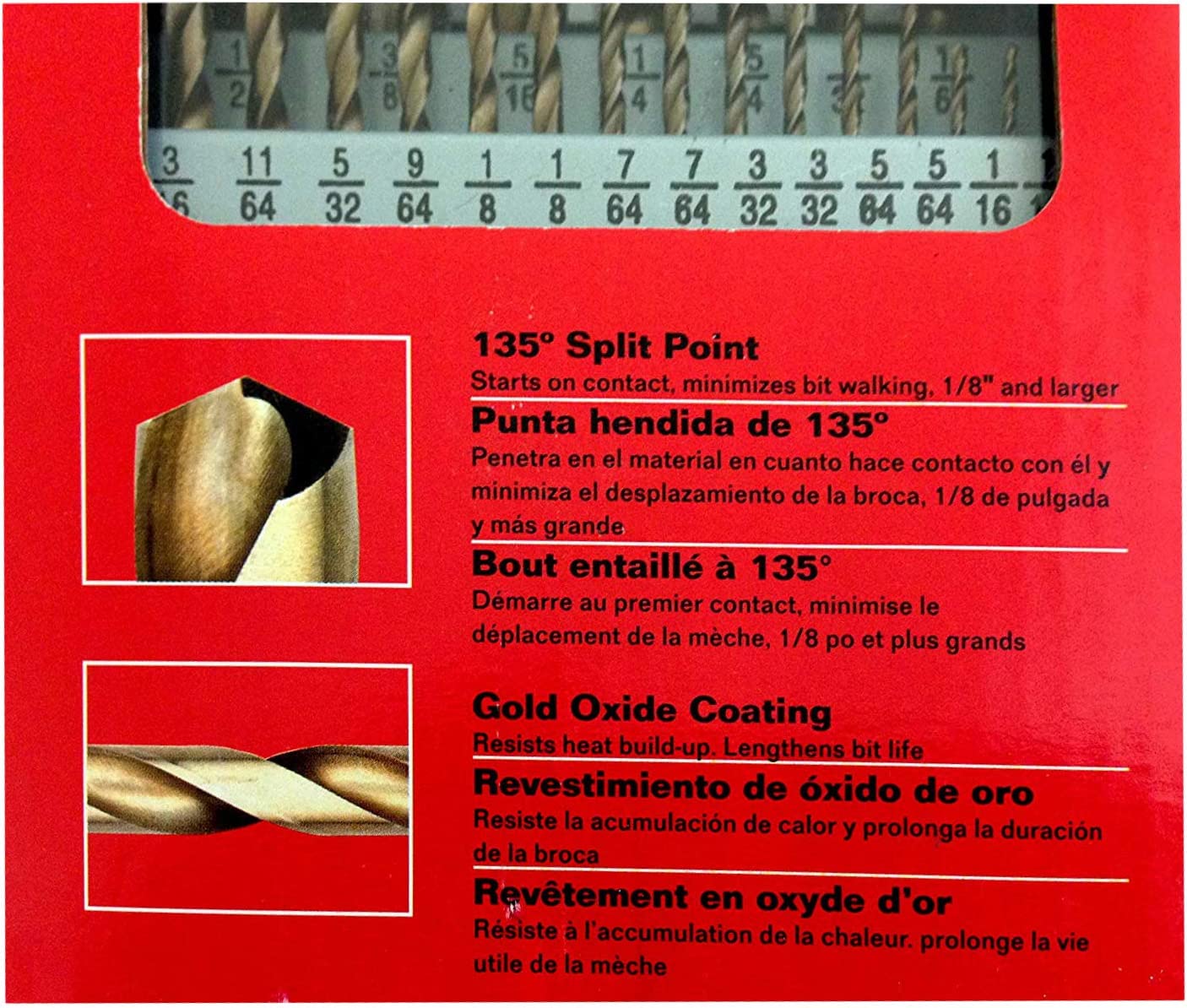 Skil 98021 21PC Gold Oxide Drill Set