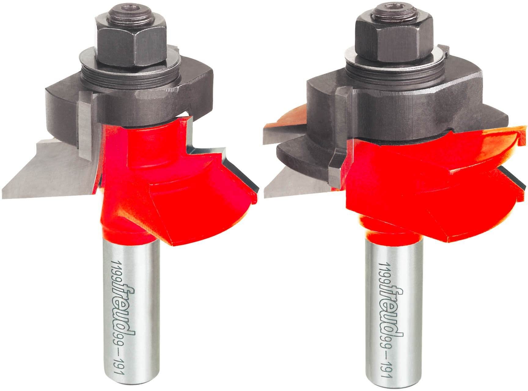 Freud 99-191 2-11/64-Inch V Panel Router Bit Set