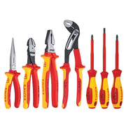 Knipex 9K 98 98 25 US 7 Pc Pliers and Screwdriver Tool Set-1000V Insulated in Nylon Pouch