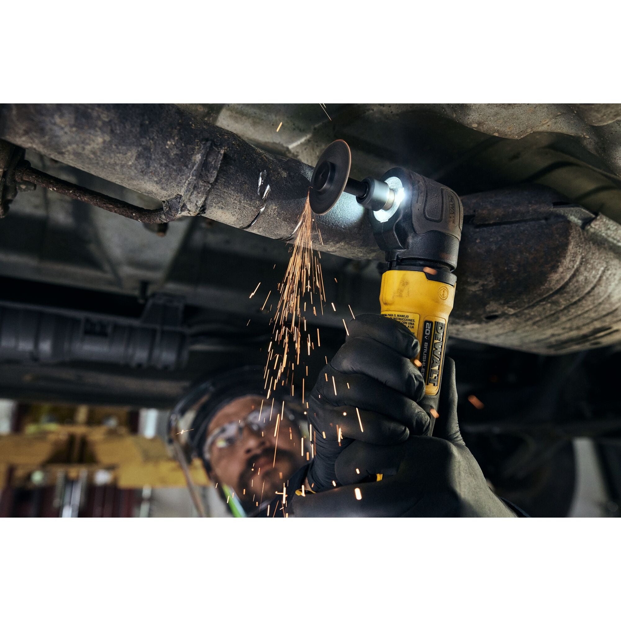 DeWALT DCG422GE1 20V MAX ATOMIC Right Angle Die Grinder Oil-Resistant 1.7Ah XR POWERSTACK Kit