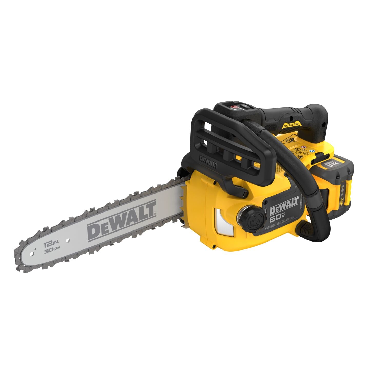 DEWALT DCCS673B FlexVOLT 60V MAX Compact 12-in. Top Handle Chainsaw 9.0Ah Kit