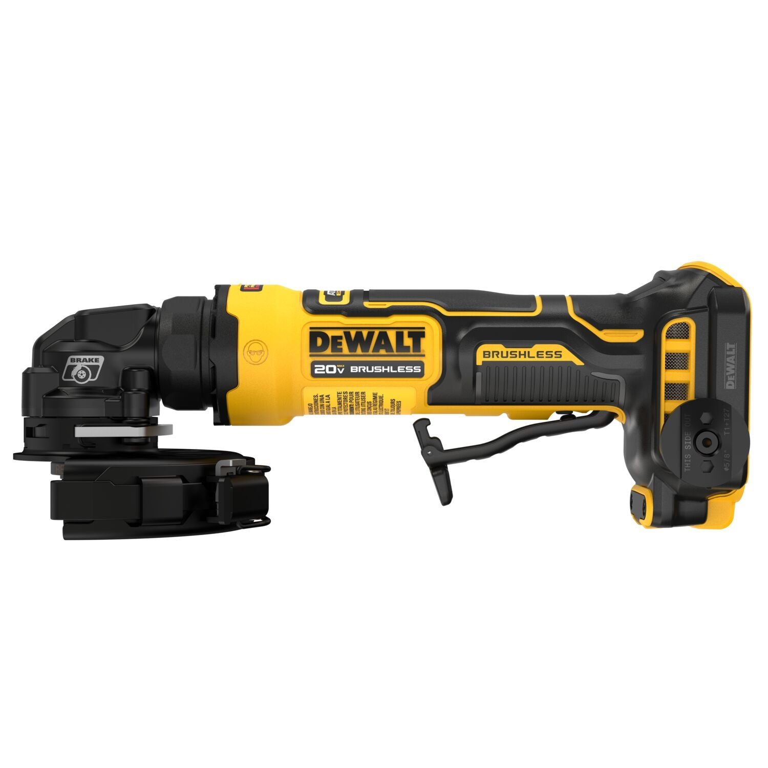 DeWALT DCG400B ATOMIC 20V MAX 4-in. Angle Grinder, Tool Only