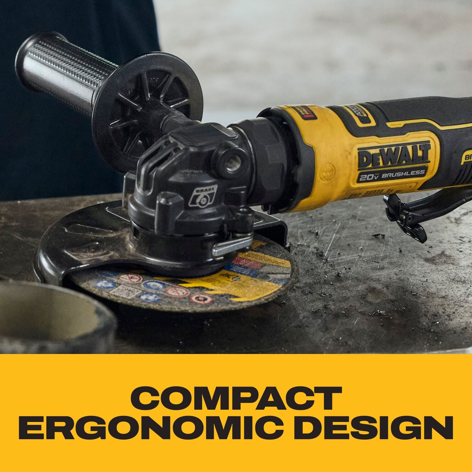 DeWALT DCG402B 20V MAX ATOMIC 4.5-in. Angle Grinder, Tool Only