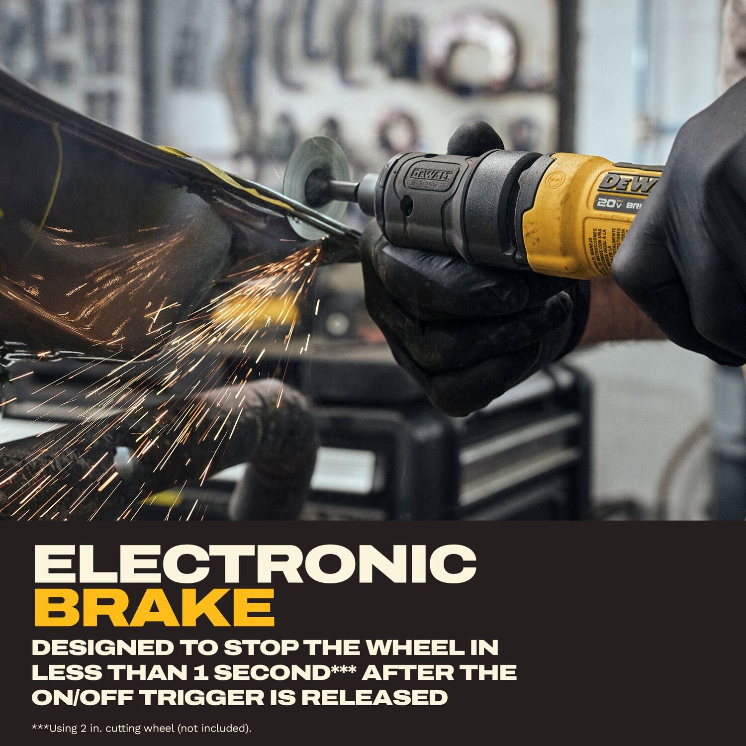 DeWALT DCG420BLR 20V MAX ATOMIC Die Grinder with Lanyard Ready Attachment Point, Tool Only