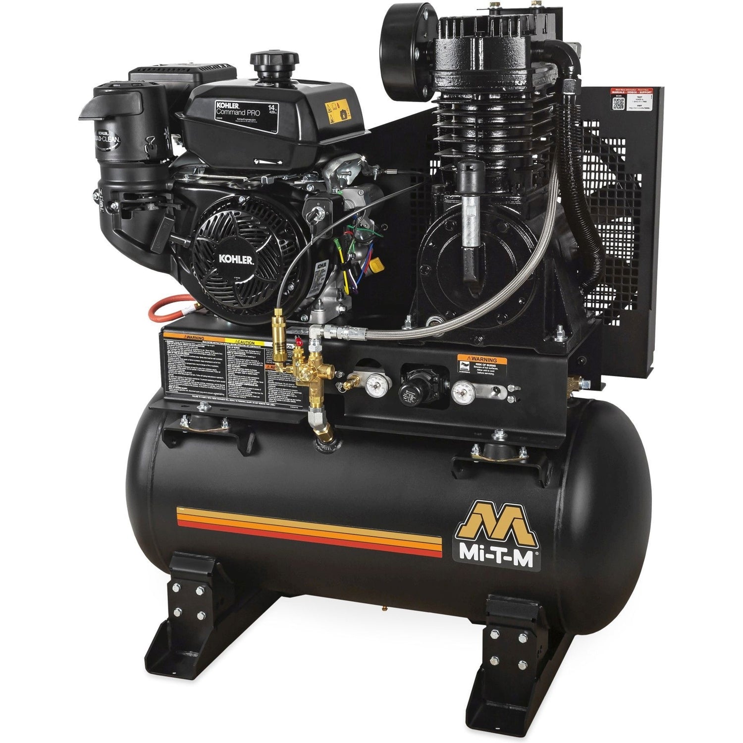 Mi-T-M ABS-14K-30H 30-Gallon Two Stage Gasoline Air Compressor