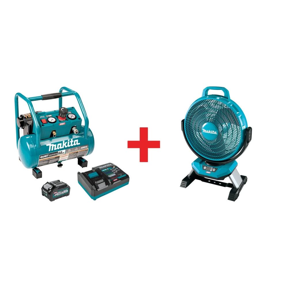 Makita AC001GZ Compresseur de batterie 9,3 bar 40 V max. (sans batterie, sans chargeur